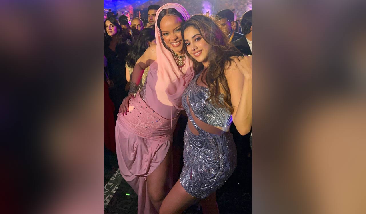 Rihanna dances to ‘Zingaat’ with Janhvi Kapoor at Anant-Radhika pre-wedding bash