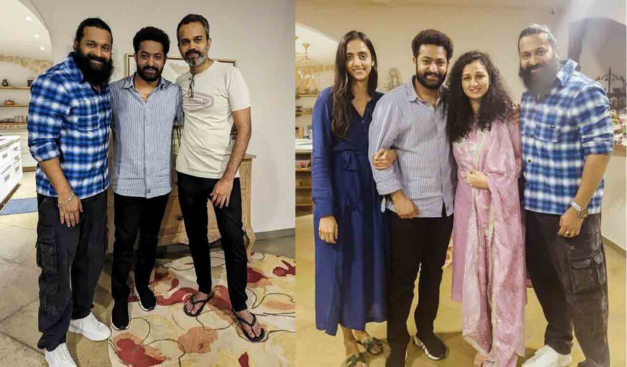 Jr NTR meets Rishab Shetty, Prashanth Neel; shares ‘Bangalore Diaries ...