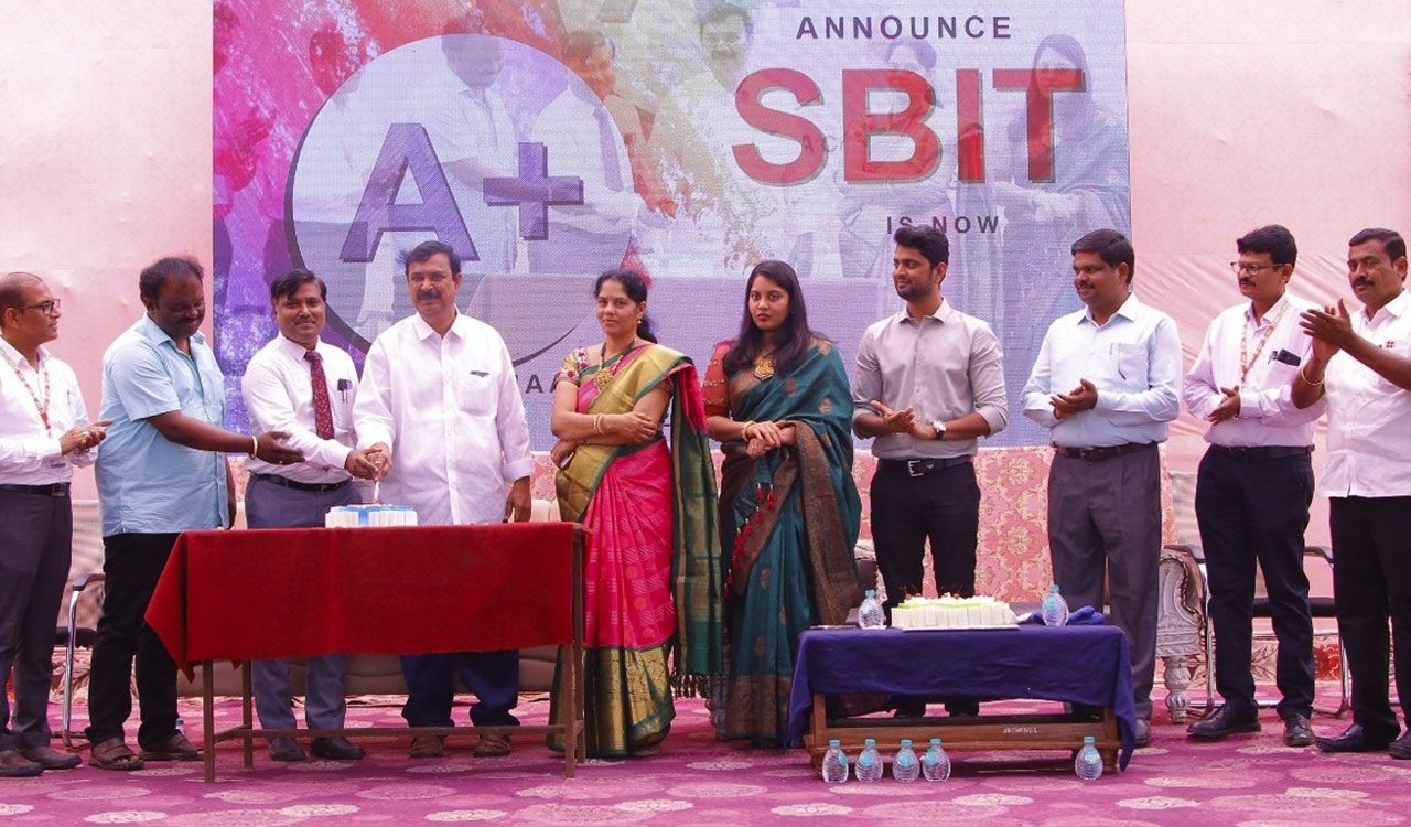 Hyderabad: SBIT gets NAAC A+ recognition