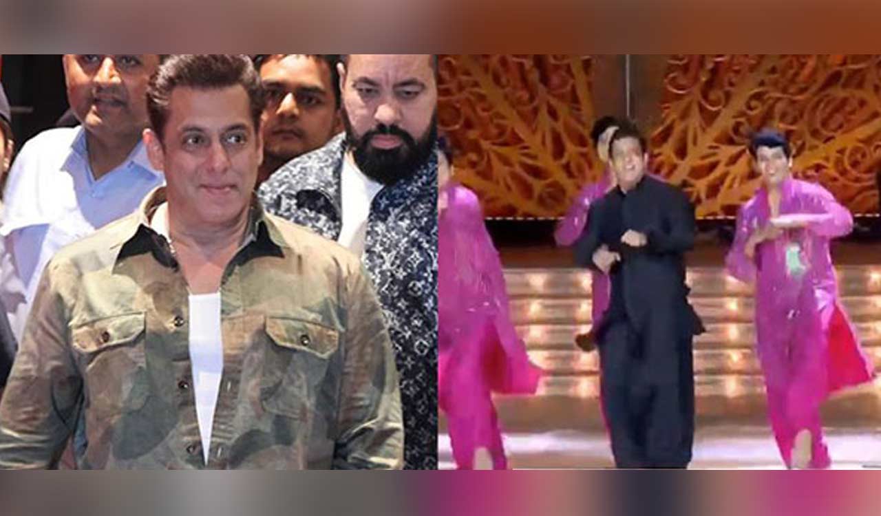 Salman Khan dances to mashup of his hits at Anant-Radhika’s pre-wedding festivities