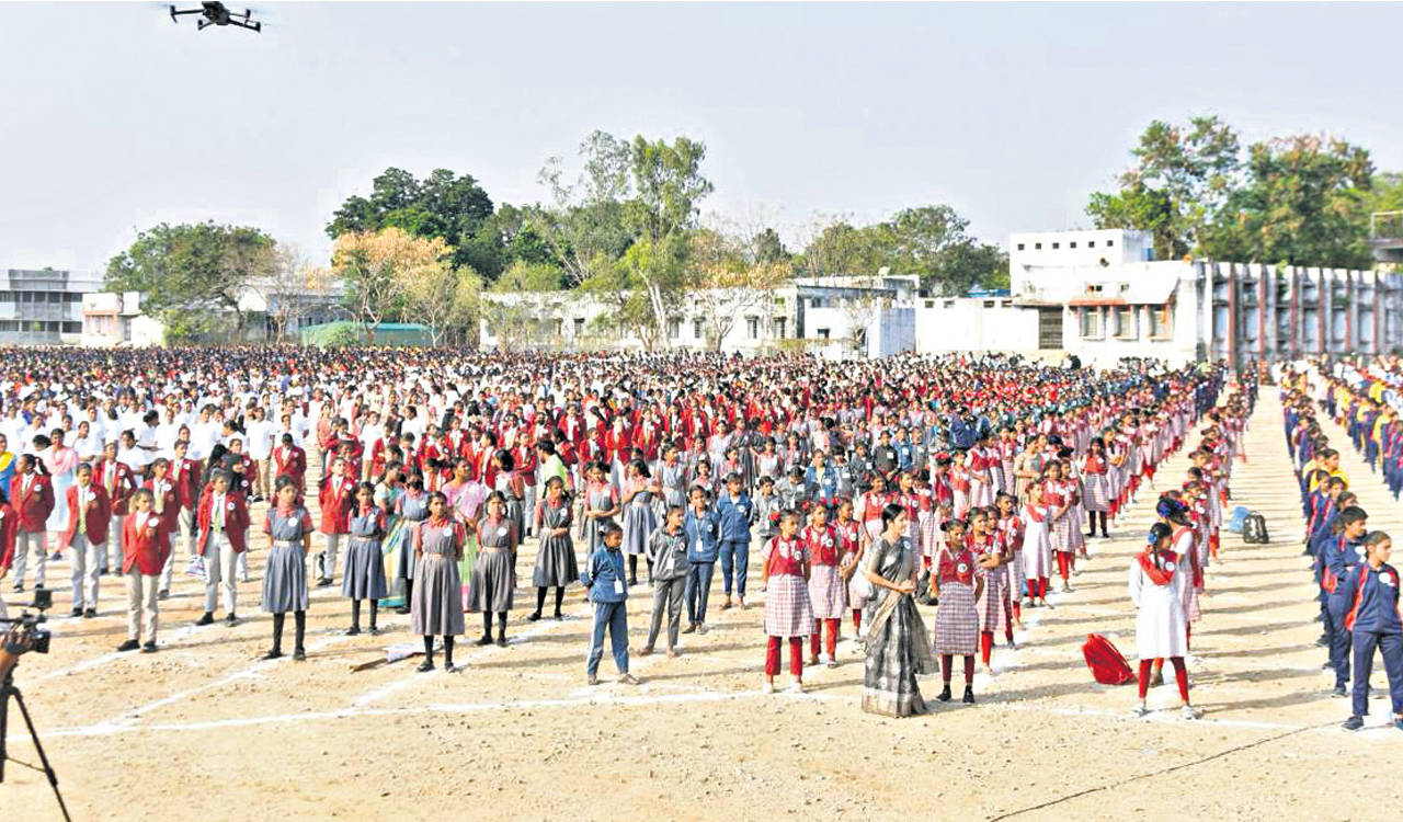 Self defence training programme enters Limca Book of Records