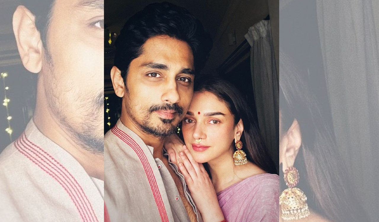 Siddharth and Aditi Rao Hydari tie the knot in Wanaparthy temple