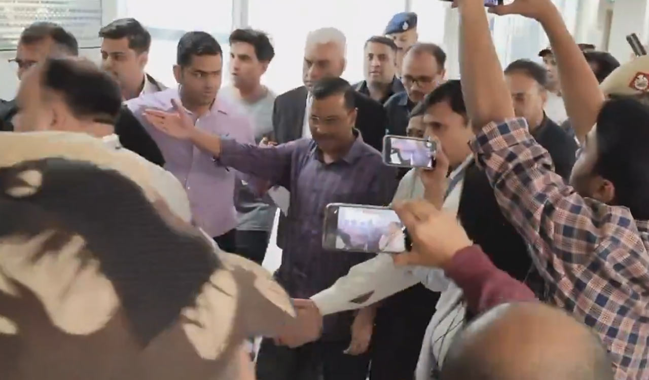 Arvind Kejriwal appears before Delhi court, gets bail in ED summons case