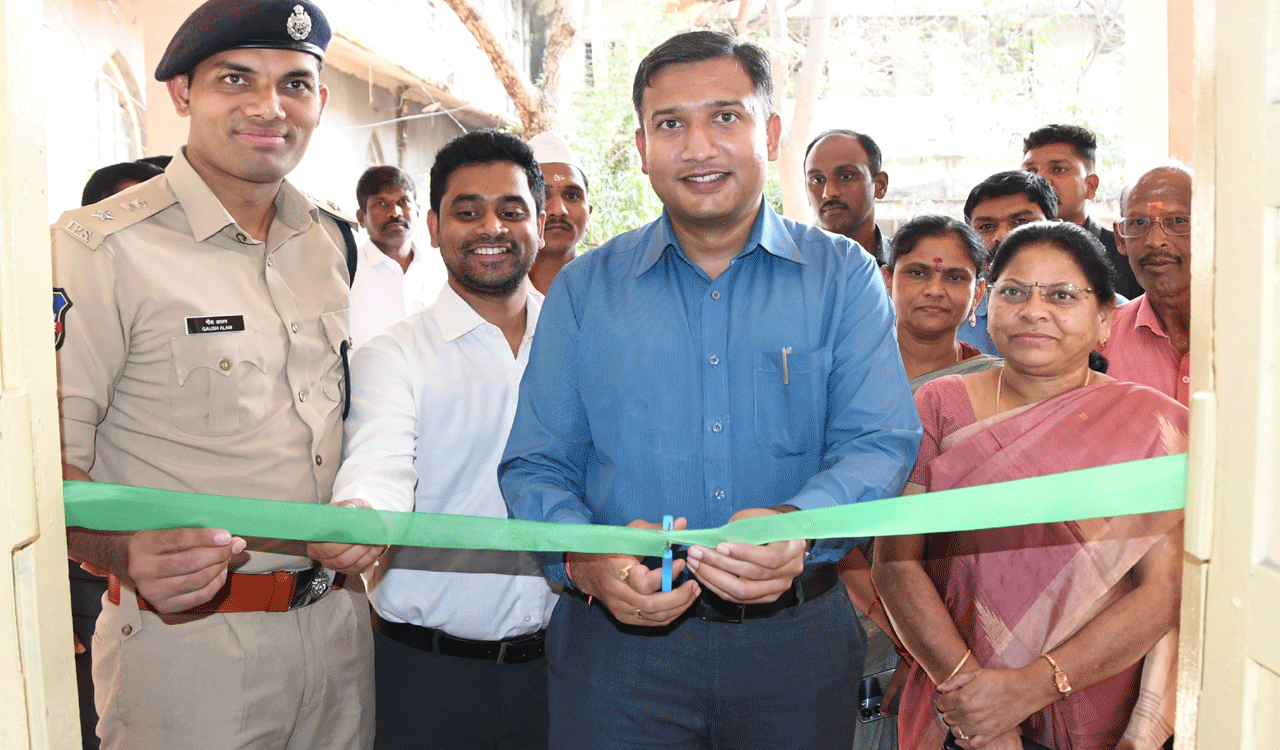 Adilabad: Media centre inaugurated by Collector Rajarshi Shah
