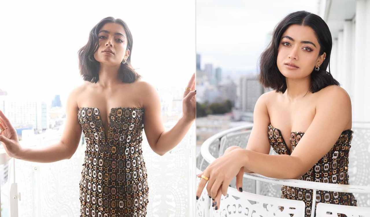 Rashmika Mandanna in Japan for Crunchy Roll Anime Awards