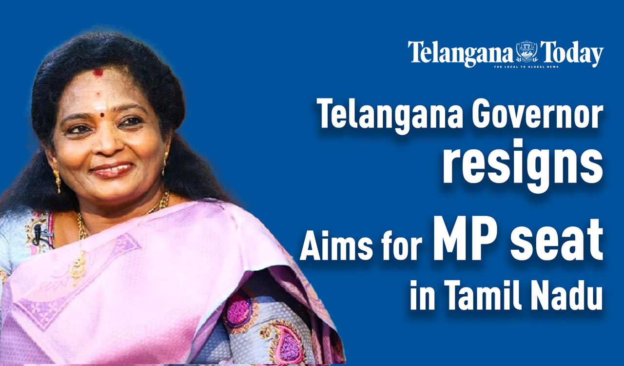 Lok Sabha Elections: Telangana Governor to contest as MP from Tamil Nadu | Tamilisai Soundararajan