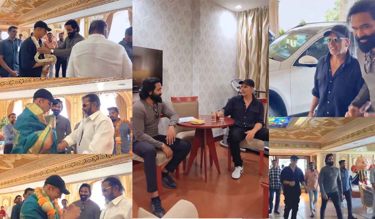 Akshay Kumar joins Vishnu Manchu’s ‘Kannappa’ shoot in Hyderabad