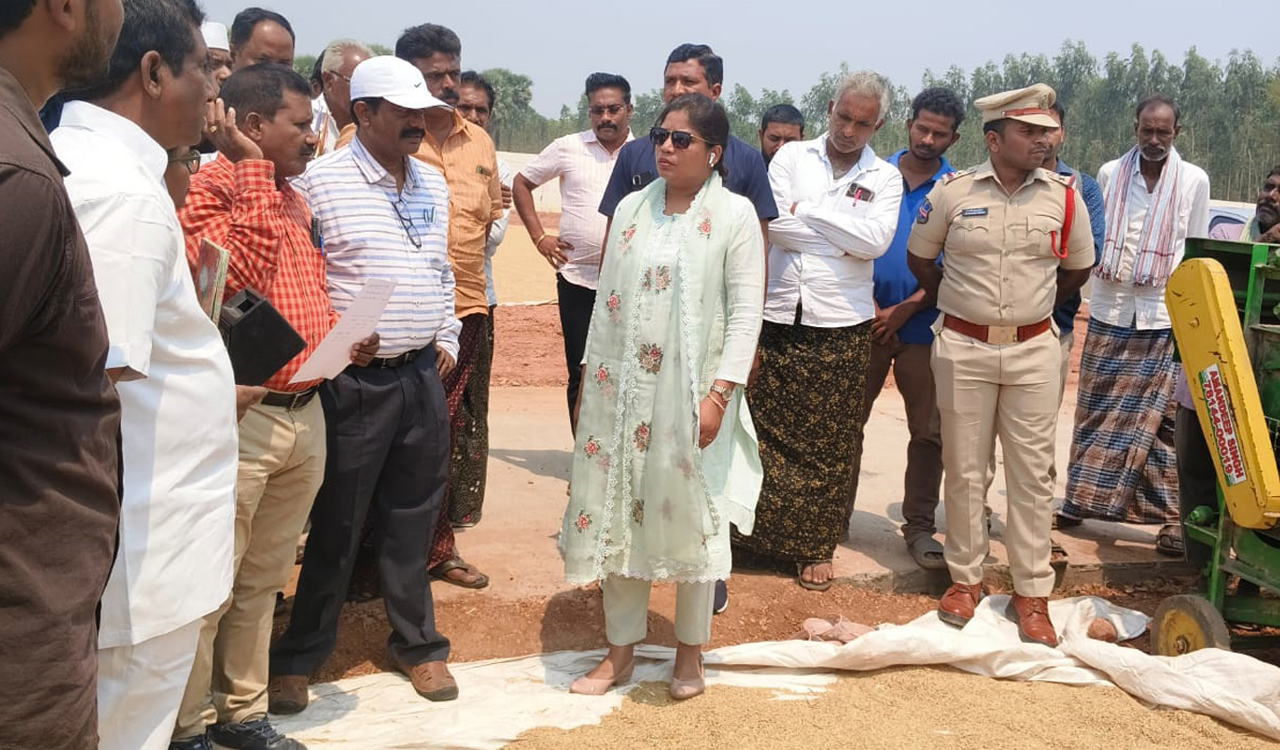 Kothagudem Collector Dr. Ala tells officials to speed up paddy procurement