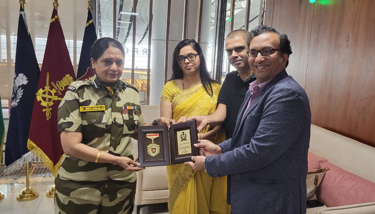 CISF DIG felicitates Hyderabad-based cybersecurity firm-Telangana Today