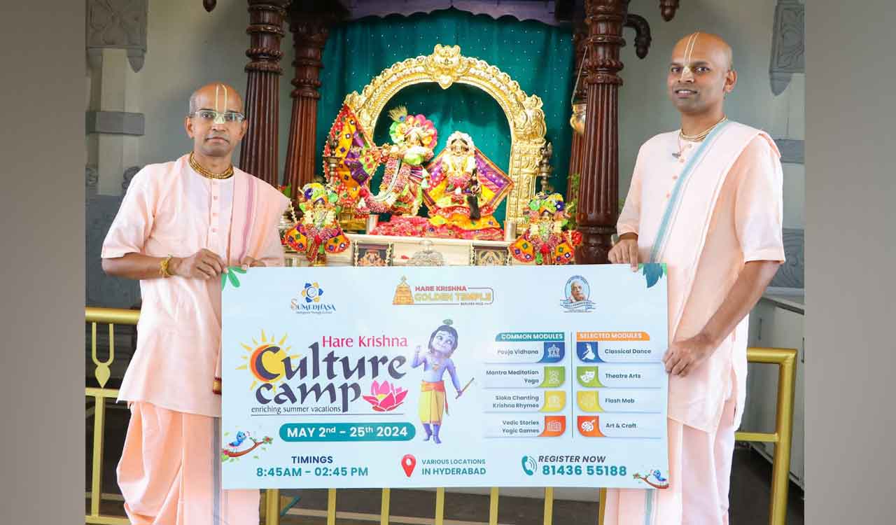 Hare Krishna Culture Camp in Hyderabad to enrich summer vacations