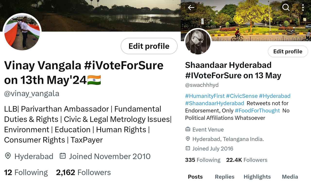 Hyderabad citizens campaign on social media to boost voter turnout