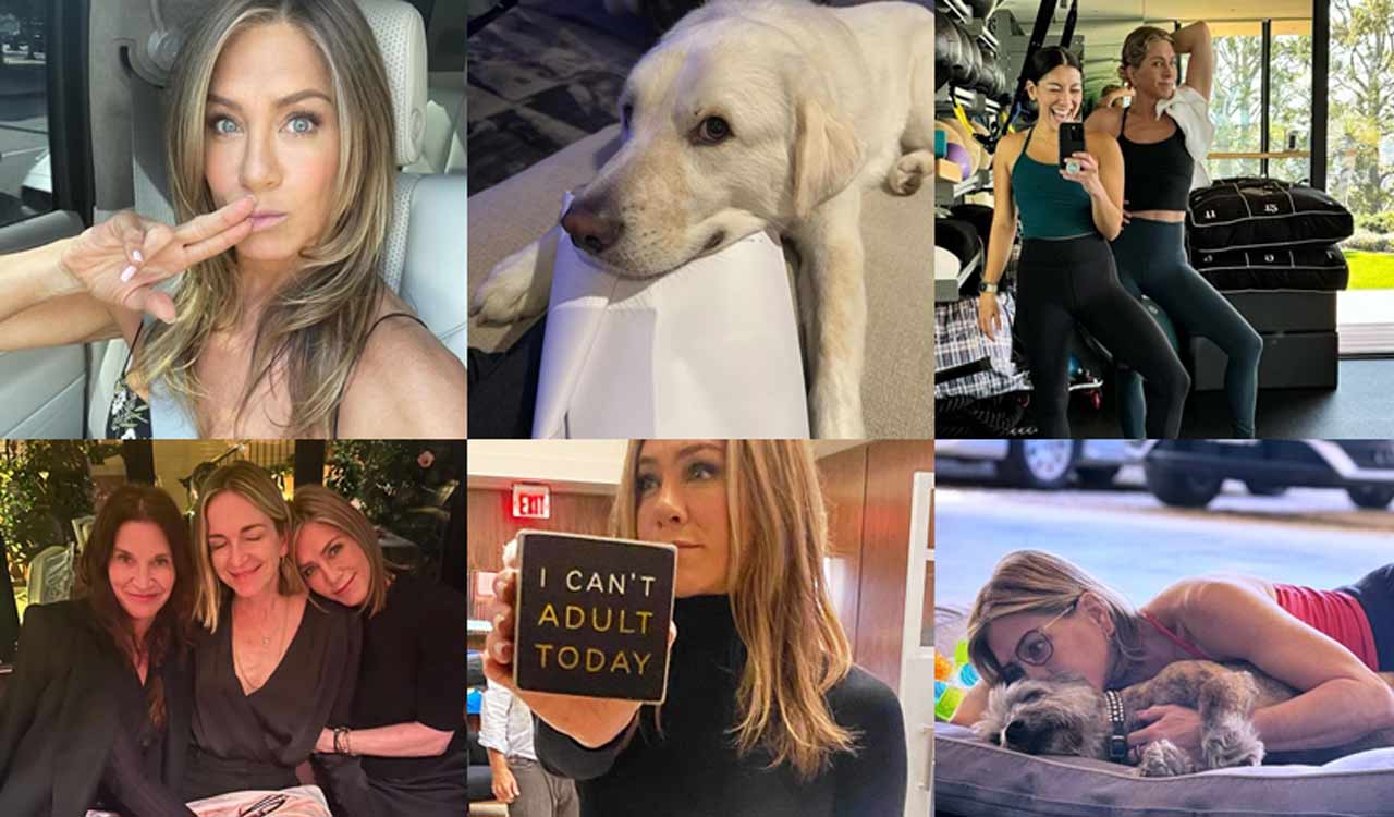 Jennifer Aniston shares puppy and workout pics in Instagram dump ...