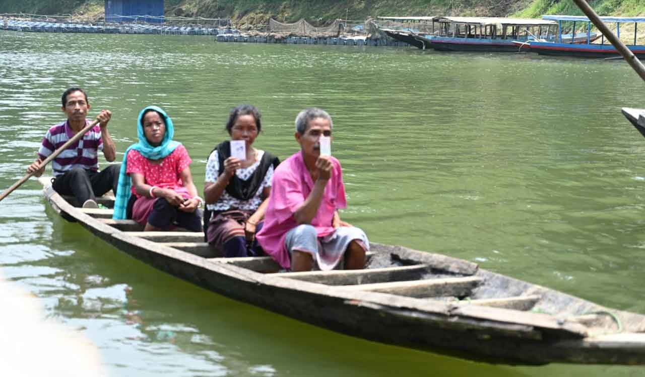 LS polls phase 2: Tripura leads voter turnout at 54.47 per cent