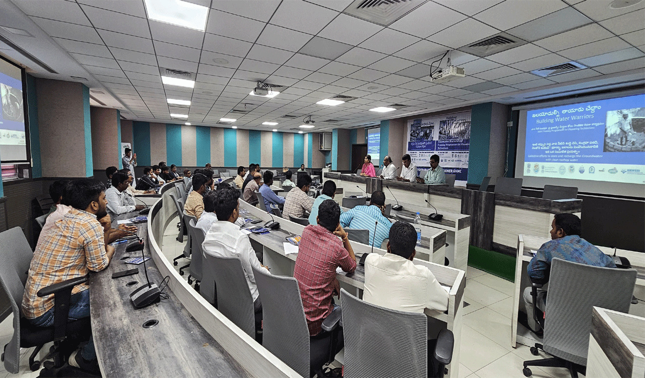 Plumbers undergo training on building rainwater harvesting systems