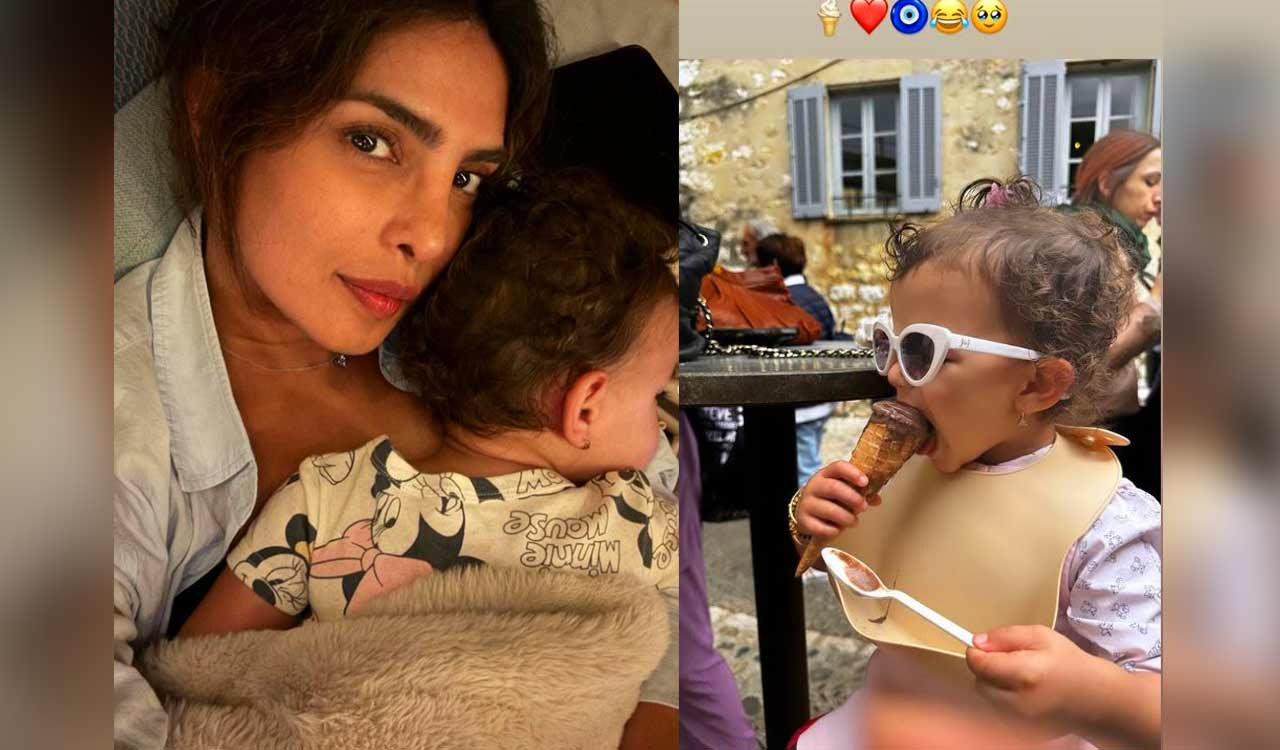 Priyanka Chopra’s daughter Malti delights in ice cream photo-Telangana ...