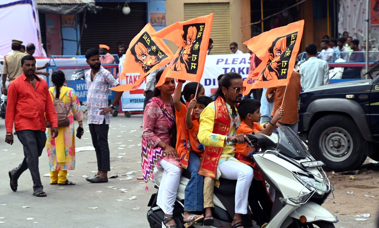 Sri Rama Navami Shobha Yatra begins on grand note in Hyderabad