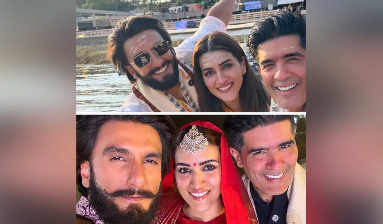 Ranveer Singh, Kriti Sanon Shine at Manish Malhotra’s Varanasi Show
