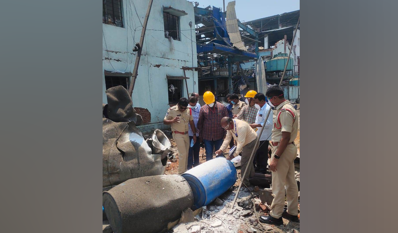 FSL team collects samples from blast site at SB Organics