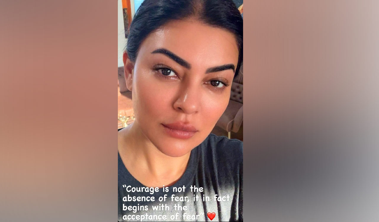 Sushmita Sen’s life mantra: Courage is embracing fear