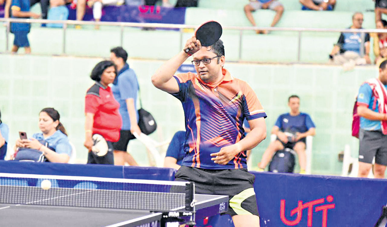 State paddlers record wins in UTT 30th Masters National Table Tennis Championships