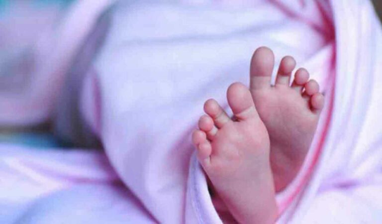 The toddler Deekshith, whose father is a watchman at an apartment in Bhima Nagar, used to reside with their family in a room in the basement.