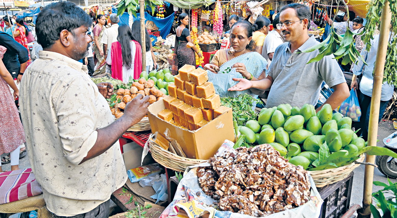 Hyderabad braces for Ugadi celebrations: Markets abuzz with traditional