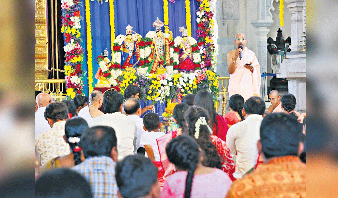 ‘Sitarama Kalyanotsavam’ at Hare Krishna Temple