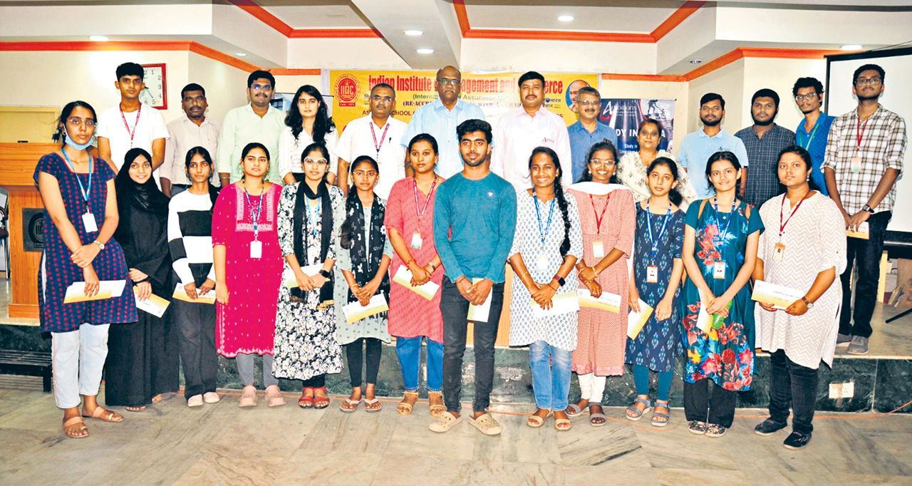 Hyderabad: IIMC Commerce Talent Test draws enthusiastic participation