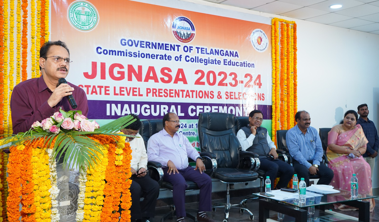 Burra Venkatesham emphasizes research culture at ‘Jignasa’ student ...