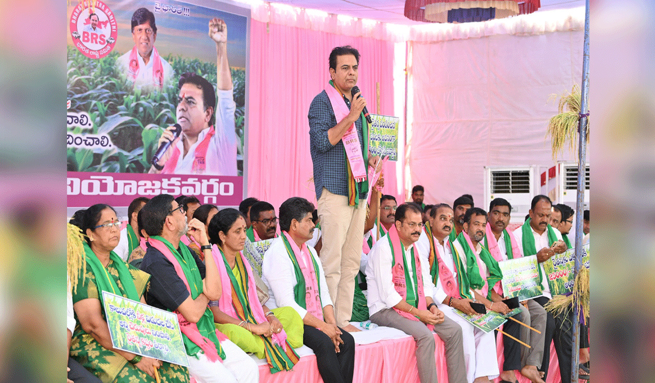 Rythu Deeksha protests organised across Telangana-Telangana Today