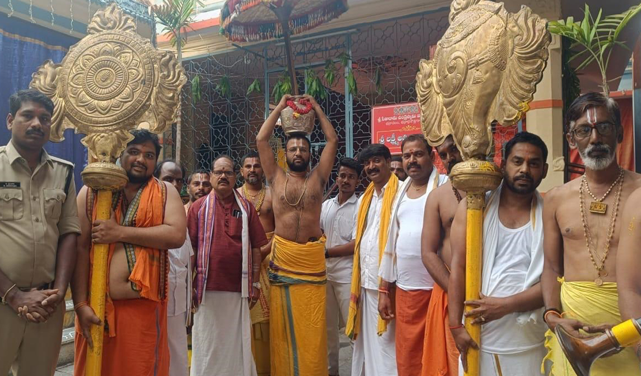 Bhadradri Brahmotsavams commence with Ugadi