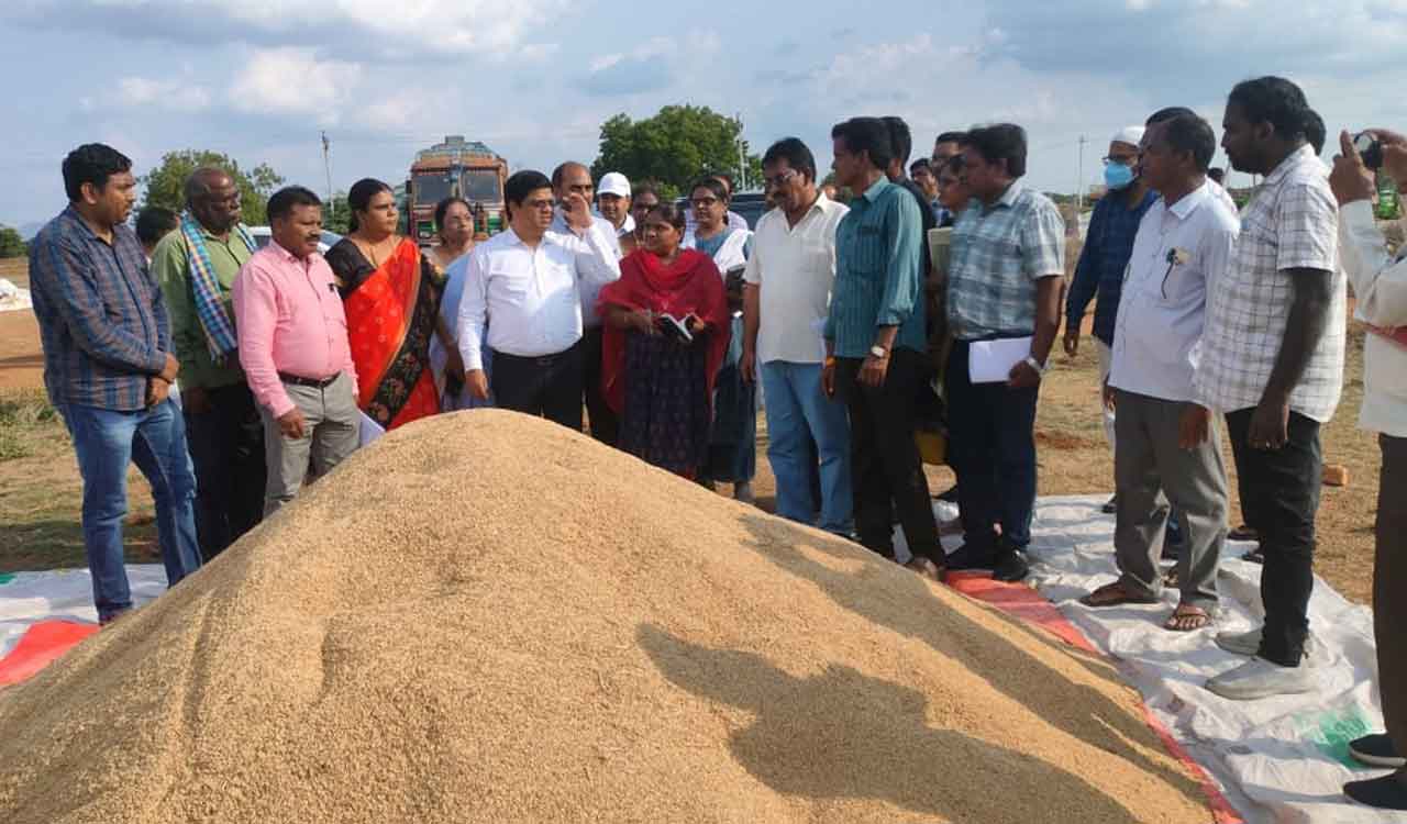2.55 lakh metric tonnes of paddy to be procured in erstwhile Khammam