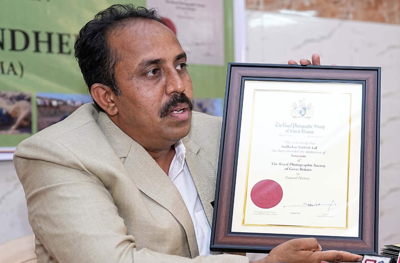 Hyderabad photographer Sathish Lal Andhekar earns prestigious Royal Photographic Society honor