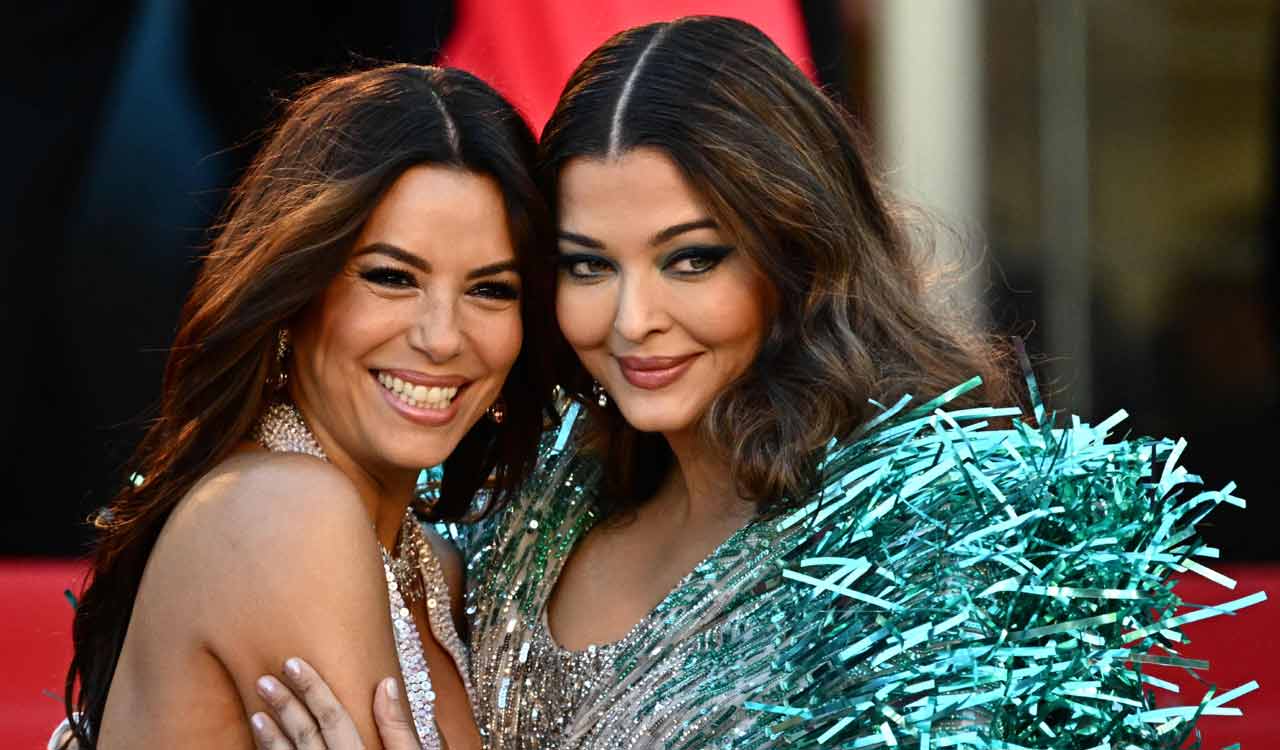 Cannes 2024: Aishwarya Rai Bachchan shimmers in blue-silver gown