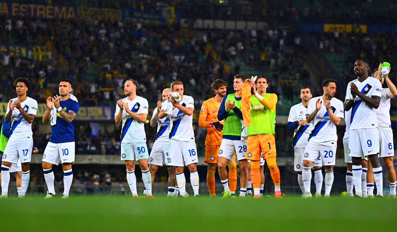 Arnautovic scores twice as Inter Milan draw 2-2 with Hellas Verona in season finale