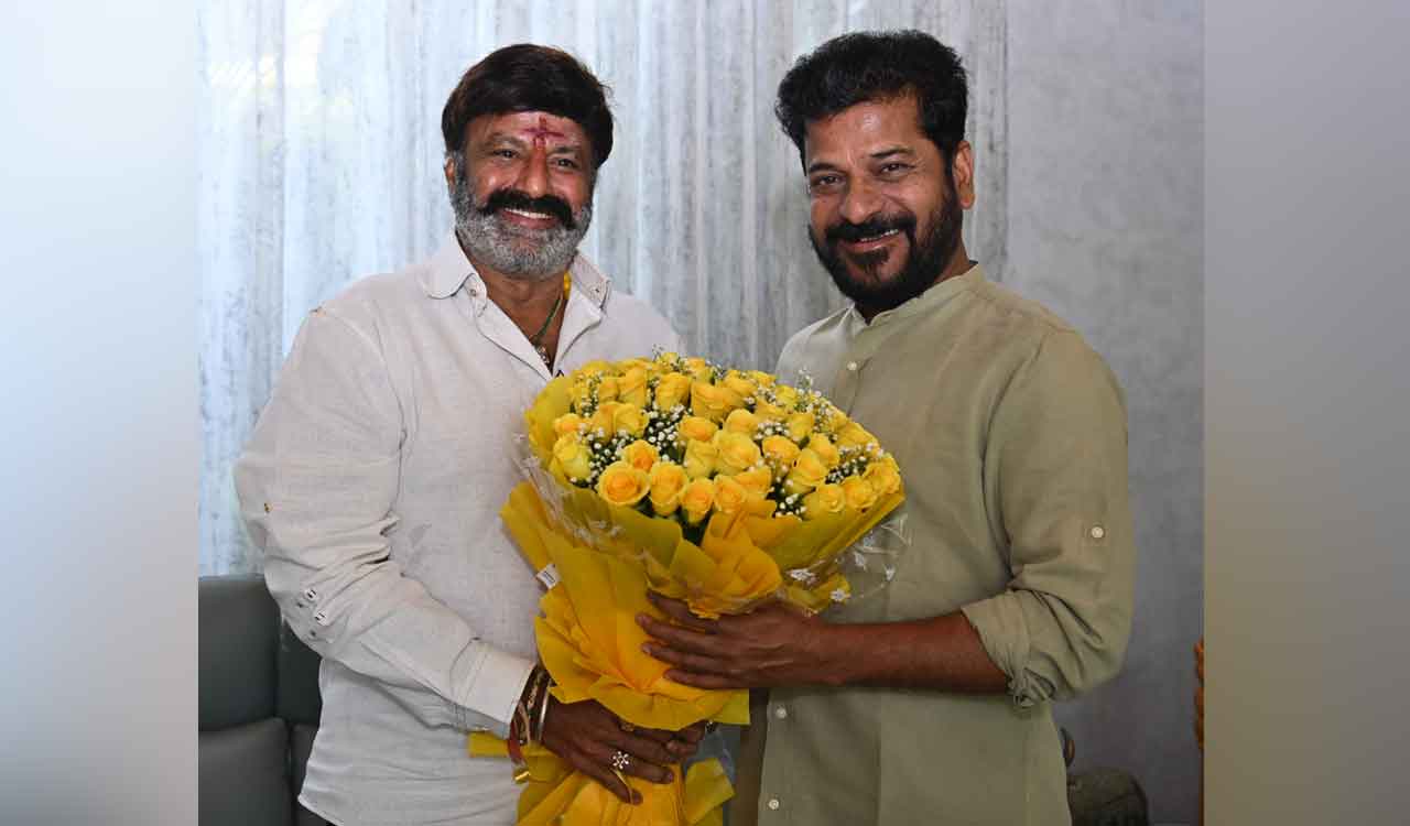 Balakrishna calls on CM Revanth Reddy