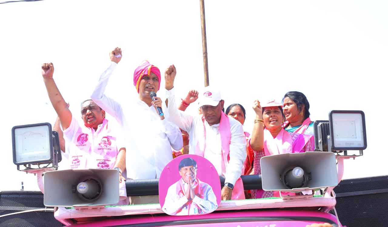 Congress leaders’ bond papers have bounced: Harish Rao