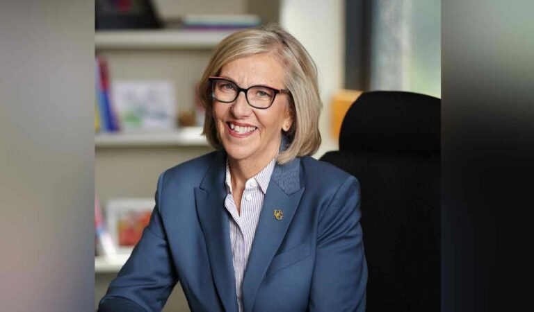 President and vice-chancellor, Dr. Charlotte Yates