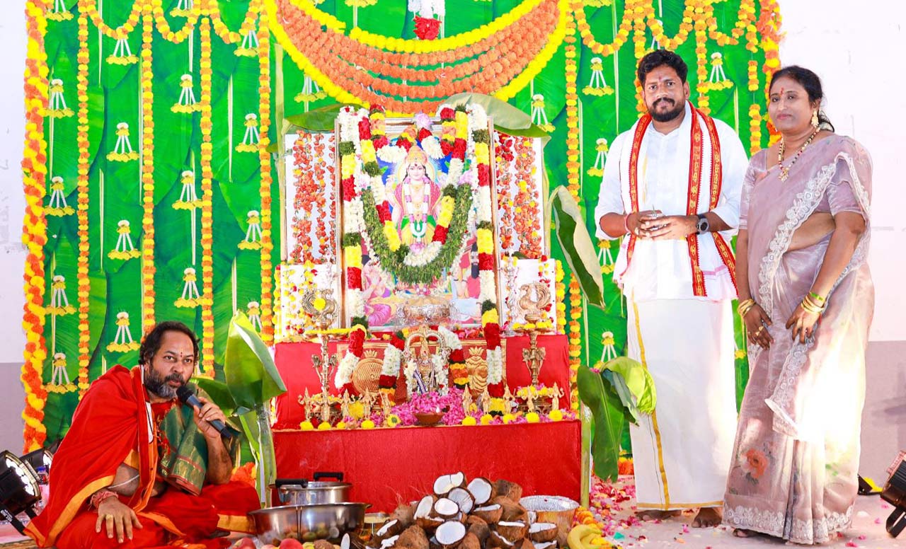 Satyanarayana Vratam observed in Dubai-Telangana Today