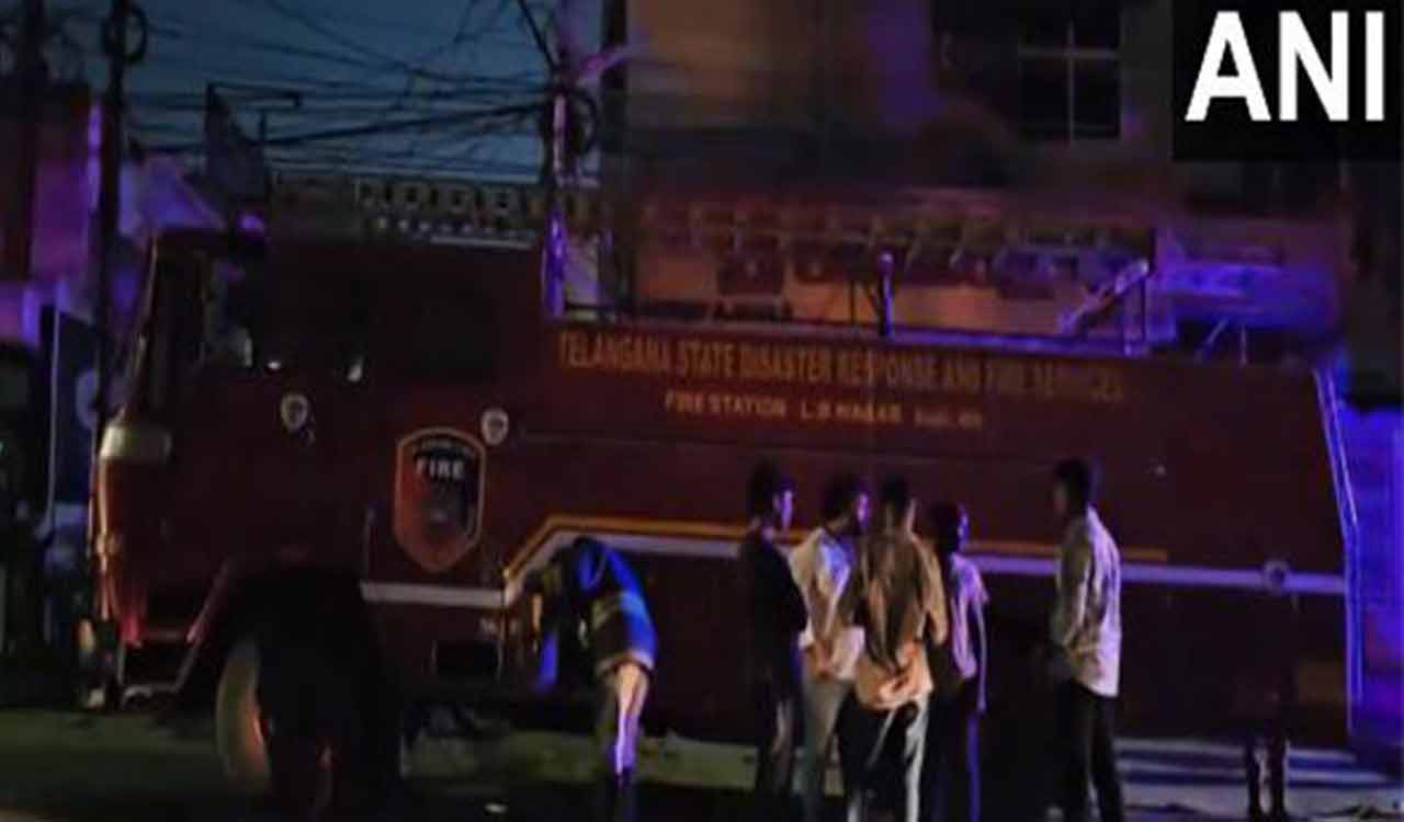 Fire erupts at Hotel in Hyderabad, two injured