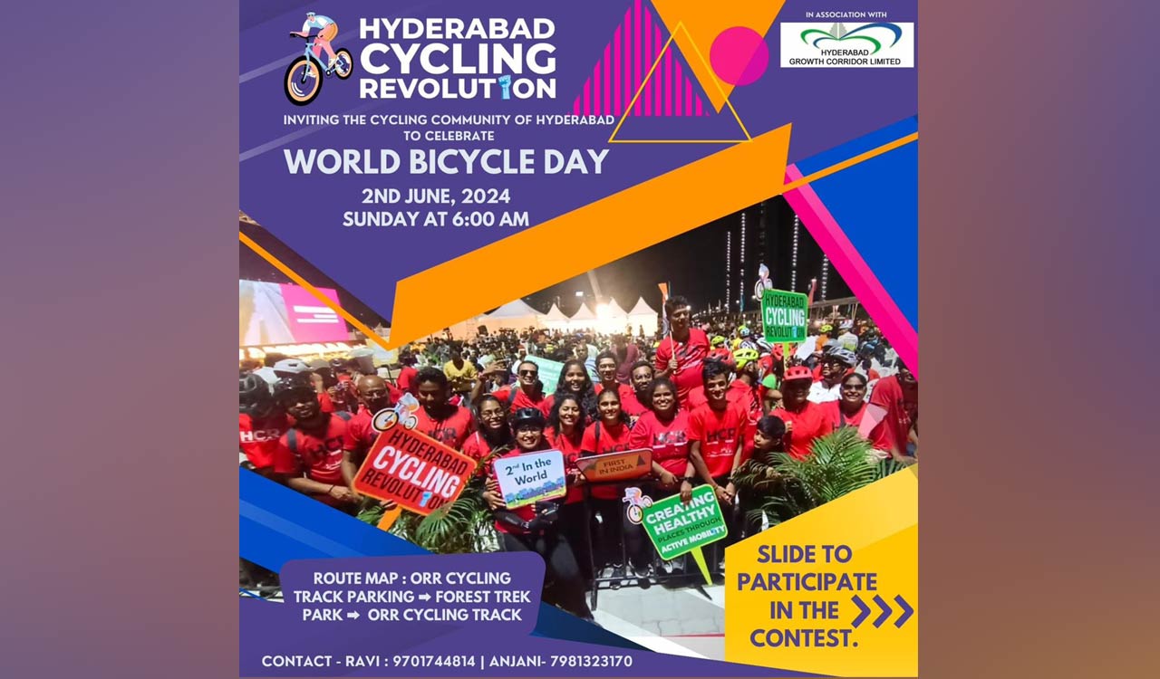 Hyderabad to celebrate World Bicycle Day 2024 with vibrant community