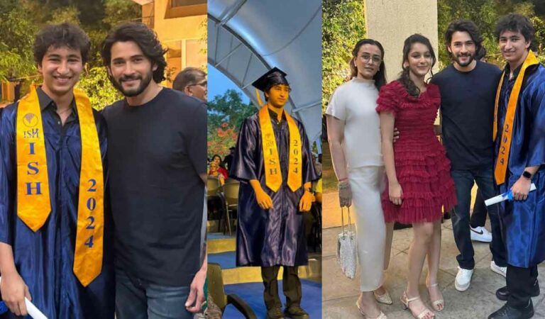 "I am a proud father today": Mahesh Babu attends son Gautam's graduation ceremony