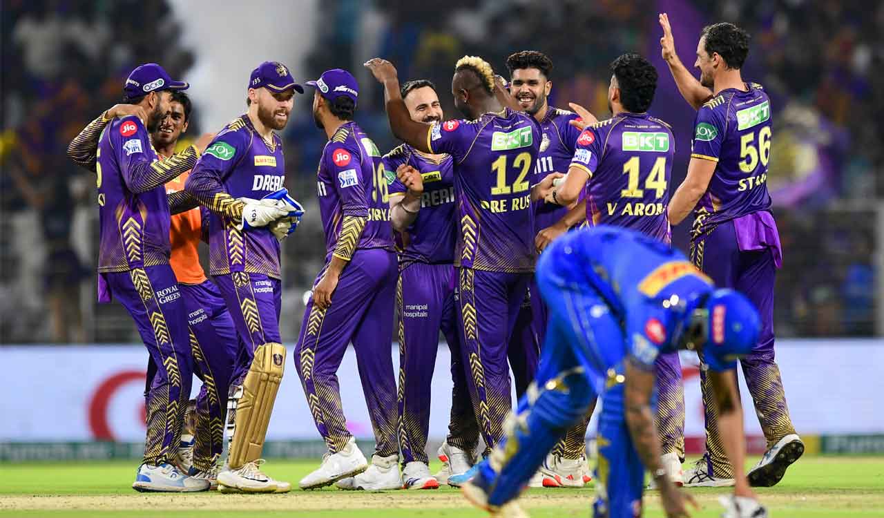 IPL 2024: KKR’s brilliant bowling propels playoff qualification, beats MI by 18 runs