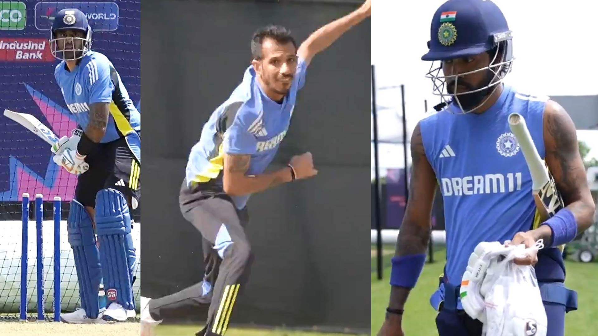 T20 World Cup: Indian players sweat it out in nets ahead of warm-up match