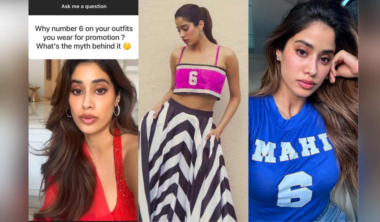 Janhvi Kapoor embraces Dhoni’s No. 7, promotes ‘Mr. & Mrs. Mahi’