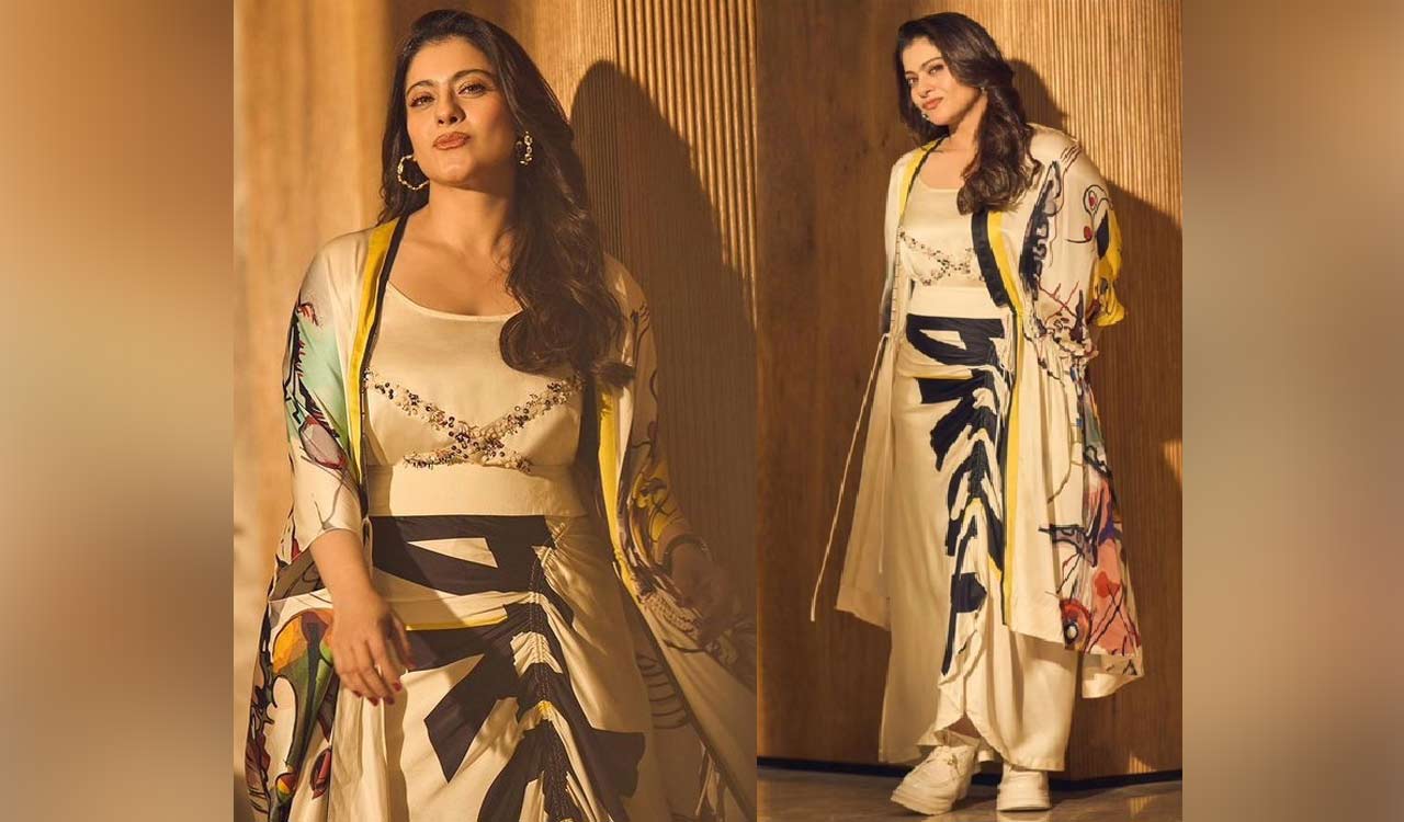 Kajol opts for comfort, rocks sneakers at party