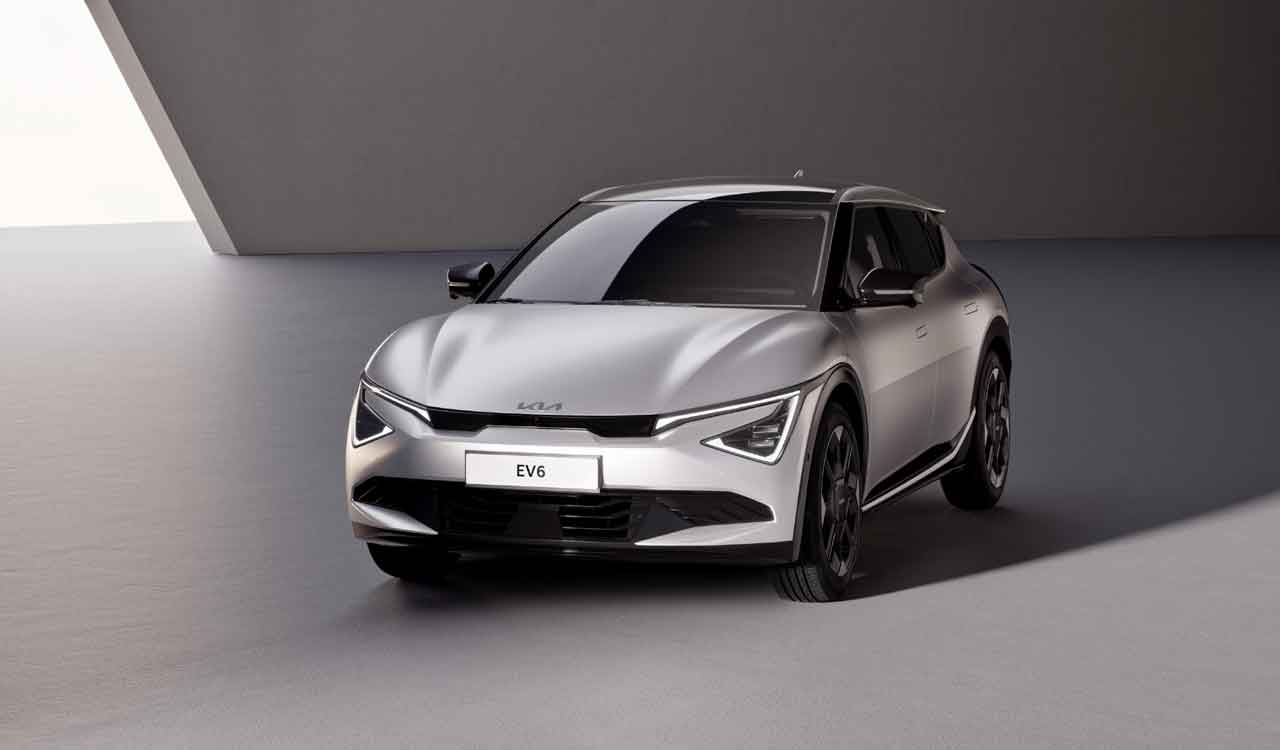 Kia Unveils Revamped EV6 Electric Vehicle-Telangana Today