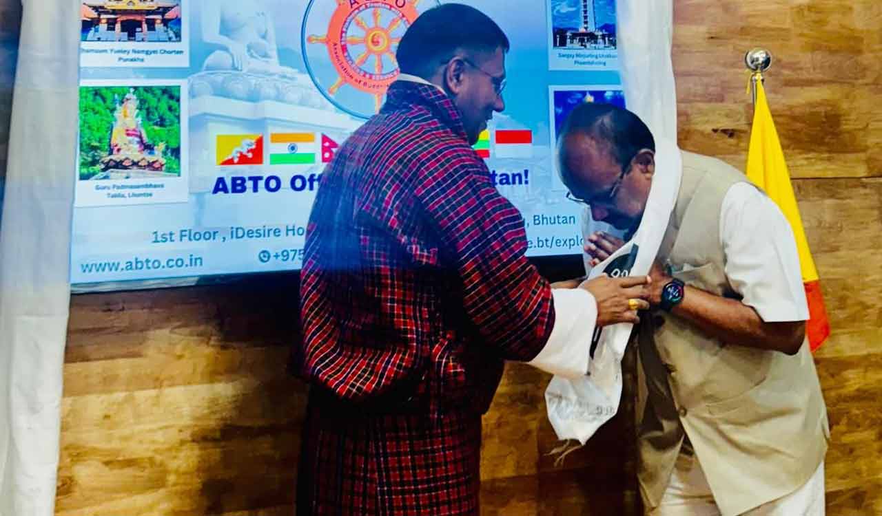 Mallepalli Laxmaiah inaugurates Association of Buddhist Tour Operators office in Thimpu