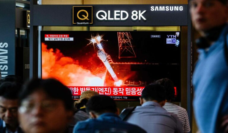 North korea spy satellite launch fails