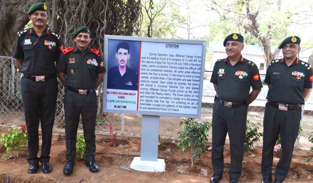 Param Vir Chakra Park inaugurated at Secunderabad Cantonment